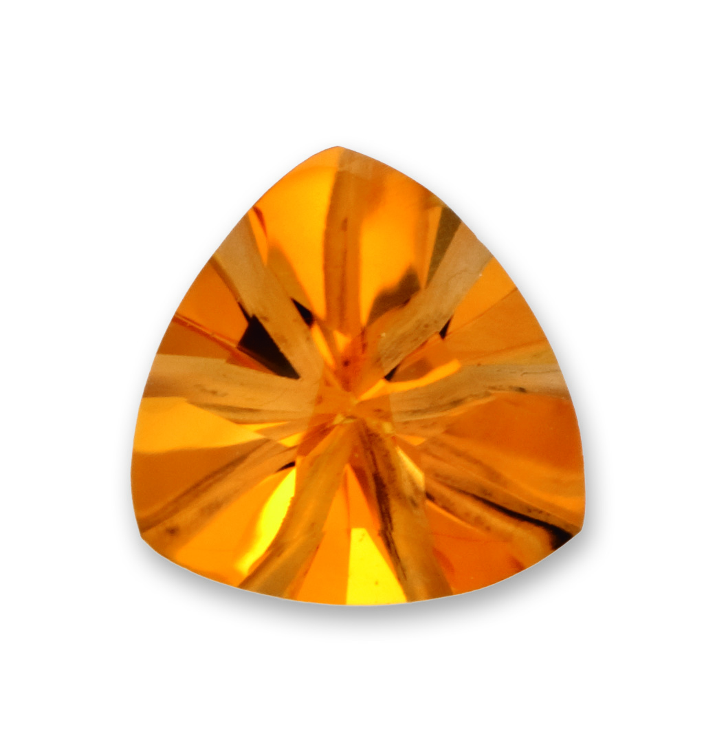 Yellow citrine gemstones