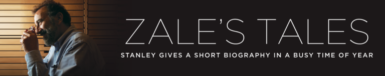 Zale's Tales Stanley Blog Header Short Biography