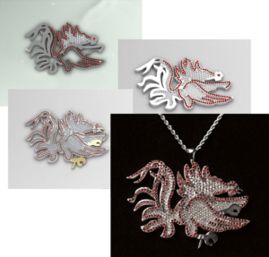 Barnes Jewelers Gamecock Custom Design