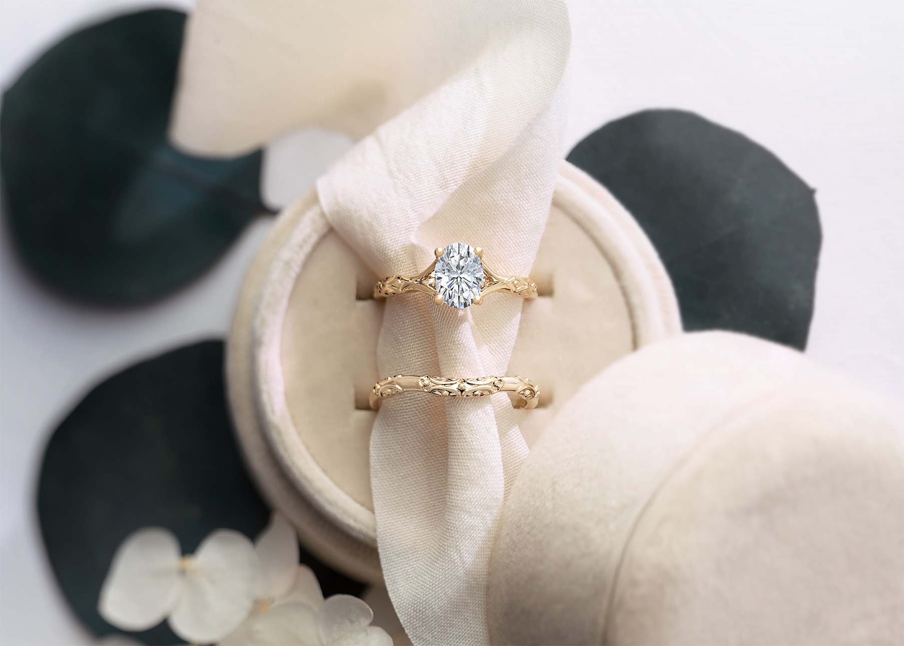 trendy solitaire engagement rings